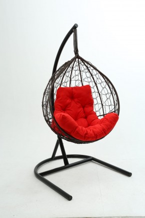Подвесное кресло Бароло (коричневый/красный) в Салехарде - salekhard.ok-mebel.com | фото