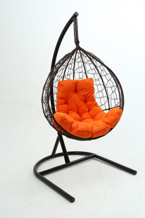 Подвесное кресло Бароло (коричневый/оранжевый) в Салехарде - salekhard.ok-mebel.com | фото