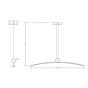 Подвесной светильник Arte Lamp Arno A3362SP-25BK в Салехарде - salekhard.ok-mebel.com | фото 3