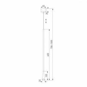 Подвесной светильник Elektrostandard Vist a068608 в Салехарде - salekhard.ok-mebel.com | фото 3