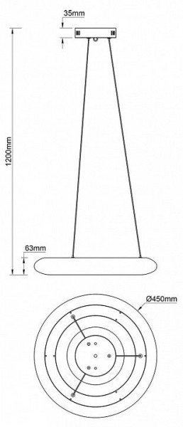 Подвесной светильник Escada Soft 10258/1LED в Салехарде - salekhard.ok-mebel.com | фото 7