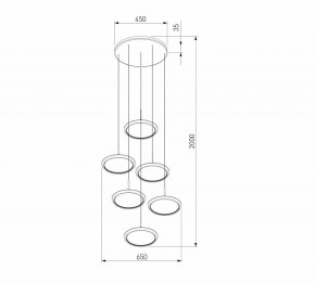 Подвесной светильник Eurosvet Crespella 90034/6 золото в Салехарде - salekhard.ok-mebel.com | фото 5