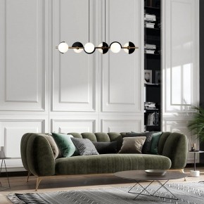 Подвесной светильник Eurosvet Moity 70149/6 черный/латунь Smart в Салехарде - salekhard.ok-mebel.com | фото 4