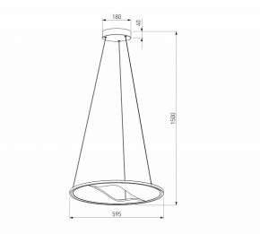 Подвесной светильник Eurosvet Occhio 40027/1 LED серый в Салехарде - salekhard.ok-mebel.com | фото 5