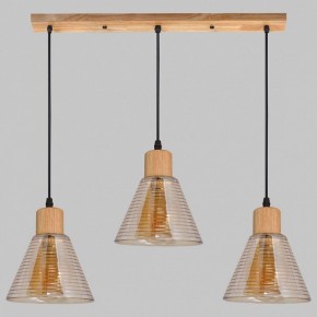 Подвесной светильник Imex MD.5870 MD.5870-3-P-WOOD+BK в Салехарде - salekhard.ok-mebel.com | фото