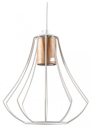 Подвесной светильник Imex MD.9052 MD.9052-1-P-WH+WOOD в Салехарде - salekhard.ok-mebel.com | фото