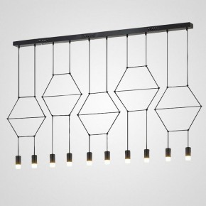 Подвесной светильник Imperiumloft Via Wireflow polyhedral Via01 в Салехарде - salekhard.ok-mebel.com | фото