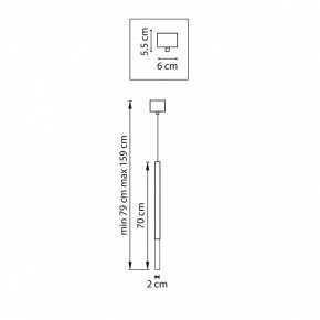 Подвесной светильник Lightstar Tubo LT7473472 в Салехарде - salekhard.ok-mebel.com | фото 3