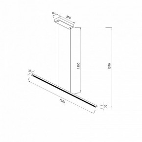 Подвесной светильник Mantra Lineal 8954 в Салехарде - salekhard.ok-mebel.com | фото 3