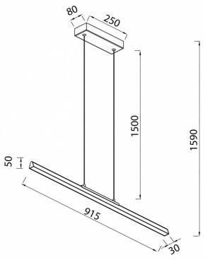 Подвесной светильник Mantra Lineal 8957 в Салехарде - salekhard.ok-mebel.com | фото 4