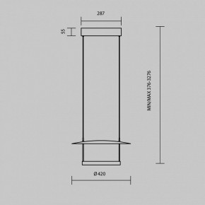 Подвесной светильник Maytoni Ambience MOD280PL-L23B3K1 в Салехарде - salekhard.ok-mebel.com | фото 4