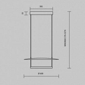 Подвесной светильник Maytoni Ambience MOD280PL-L30B3K1 в Салехарде - salekhard.ok-mebel.com | фото 4