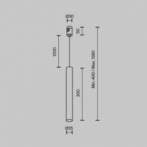 Подвесной светильник Maytoni Focus Led TR155-1-5W3K-BS в Салехарде - salekhard.ok-mebel.com | фото 4