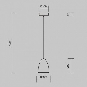 Подвесной светильник Maytoni Pilastro MOD430PL-01CM в Салехарде - salekhard.ok-mebel.com | фото 5