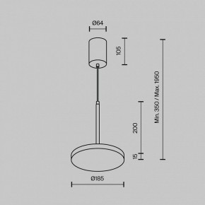 Подвесной светильник Maytoni Plato P076PL-L12W4K-BS в Салехарде - salekhard.ok-mebel.com | фото 6
