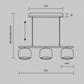 Подвесной светильник Maytoni Spirito MOD286PL-L12W3K в Салехарде - salekhard.ok-mebel.com | фото 4