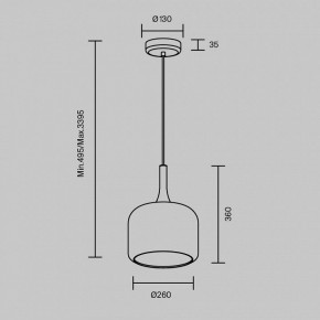 Подвесной светильник Maytoni Spirito MOD286PL-L18W3K в Салехарде - salekhard.ok-mebel.com | фото 9