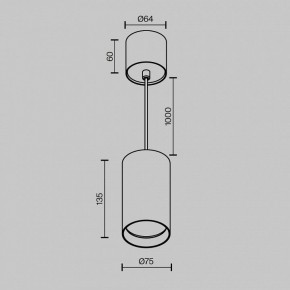 Подвесной светильник Maytoni Vol P100PL-20W3K-BS в Салехарде - salekhard.ok-mebel.com | фото 7