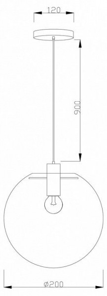 Подвесной светильник Moderli Aurora V11538-1P в Салехарде - salekhard.ok-mebel.com | фото 3