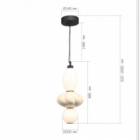 Подвесной светильник ST-Luce FLORENTINI SL6134.413.01 в Салехарде - salekhard.ok-mebel.com | фото 4