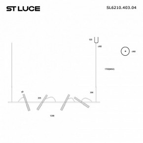 Подвесной светильник ST-Luce LILT SL6210.403.04 в Салехарде - salekhard.ok-mebel.com | фото 2