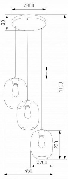 Подвесной светильник TK Lighting Elio 5973 Elio в Салехарде - salekhard.ok-mebel.com | фото 3