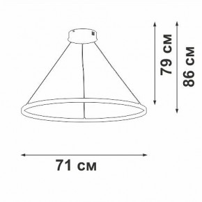 Подвесной светильник Vitaluce V2516 V2516-8/1S в Салехарде - salekhard.ok-mebel.com | фото 3