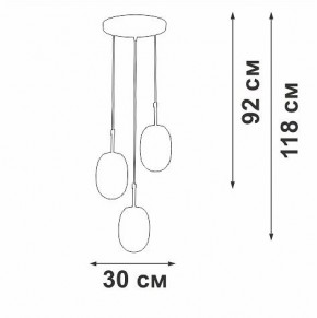 Подвесной светильник Vitaluce V28210 V28210-1/3S в Салехарде - salekhard.ok-mebel.com | фото 5