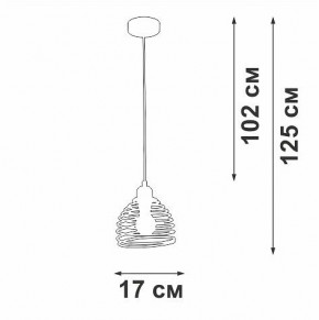 Подвесной светильник Vitaluce V2854 V2854-1/1S в Салехарде - salekhard.ok-mebel.com | фото 5