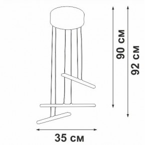 Подвесной светильник Vitaluce V3046 V3046-1/3S в Салехарде - salekhard.ok-mebel.com | фото 5
