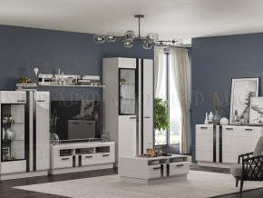 МАГНОЛИЯ Полка (Белый глянец/Белый) в Салехарде - salekhard.ok-mebel.com | фото 2
