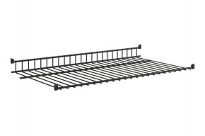 Полка сотовая L695 (черный муар) в Салехарде - salekhard.ok-mebel.com | фото