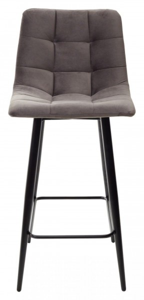 Полубарный стул CHILLI-QB графит #14, велюр / черный каркас (H=66cm) М-City в Салехарде - salekhard.ok-mebel.com | фото 5