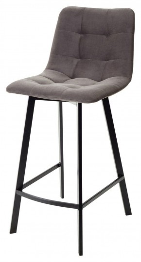 Полубарный стул CHILLI-QB SQUARE графит #14, велюр / черный каркас (H=66cm) М-City в Салехарде - salekhard.ok-mebel.com | фото 1