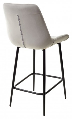 Полубарный стул ХОФМАН, цвет H-09 Светло-серый, велюр / черный каркас H=63cm М-City в Салехарде - salekhard.ok-mebel.com | фото 6