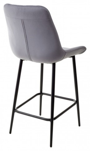 Полубарный стул ХОФМАН, цвет H-14 Серый, велюр / черный каркас H=63cm М-City в Салехарде - salekhard.ok-mebel.com | фото 5