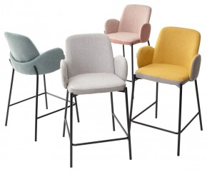 Полубарный стул NYX (H=65cm) VF109 розовый / VF110 брусничный М-City в Салехарде - salekhard.ok-mebel.com | фото 5