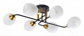 Потолочная люстра Arte Lamp Andrea A8141PL-6BK в Салехарде - salekhard.ok-mebel.com | фото