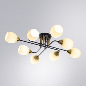 Потолочная люстра Arte Lamp Andrea A8141PL-8BK в Салехарде - salekhard.ok-mebel.com | фото 2