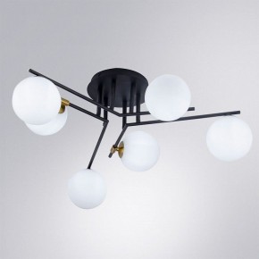 Потолочная люстра Arte Lamp Gemini A2243PL-6BK в Салехарде - salekhard.ok-mebel.com | фото 2