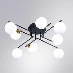 Потолочная люстра Arte Lamp Gemini A2243PL-8BK в Салехарде - salekhard.ok-mebel.com | фото 2