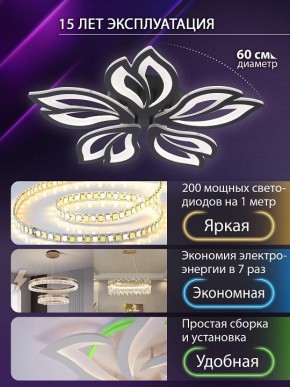 Потолочная люстра Natali Kovaltseva FORTUNA LED LAMPS 81107/5C в Салехарде - salekhard.ok-mebel.com | фото 5