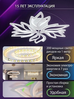 Потолочная люстра Natali Kovaltseva RIF LED LAMPS 81118/5C в Салехарде - salekhard.ok-mebel.com | фото 5