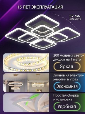 Потолочная люстра Natali Kovaltseva SPEKTR LED LAMPS 81108/5C в Салехарде - salekhard.ok-mebel.com | фото 5