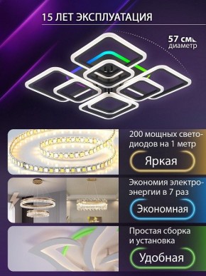 Потолочная люстра Natali Kovaltseva SPEKTR LED LAMPS 81108/7C в Салехарде - salekhard.ok-mebel.com | фото 5