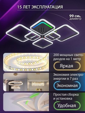 Потолочная люстра Natali Kovaltseva SPEKTR LED LAMPS 81442 в Салехарде - salekhard.ok-mebel.com | фото 5