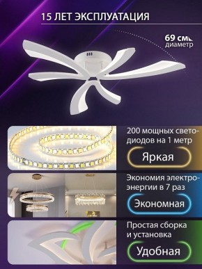 Потолочная люстра Natali Kovaltseva VIO LED LAMPS 81453 в Салехарде - salekhard.ok-mebel.com | фото 5