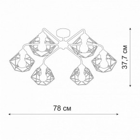 Потолочная люстра Vitaluce V42580 V42580-0/6PL в Салехарде - salekhard.ok-mebel.com | фото 2