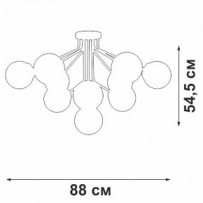 Потолочная люстра Vitaluce V42870 V42870-8/10PL в Салехарде - salekhard.ok-mebel.com | фото