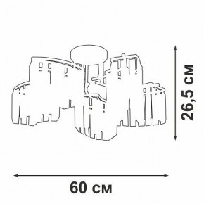Потолочная люстра Vitaluce V5884 V5884-0/5PL в Салехарде - salekhard.ok-mebel.com | фото 3